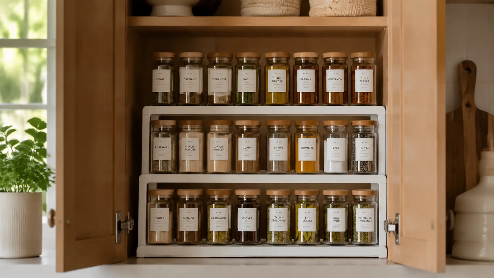 The $7 Copco Spice Rack That Made My Whole Pantry Feel Bigger
