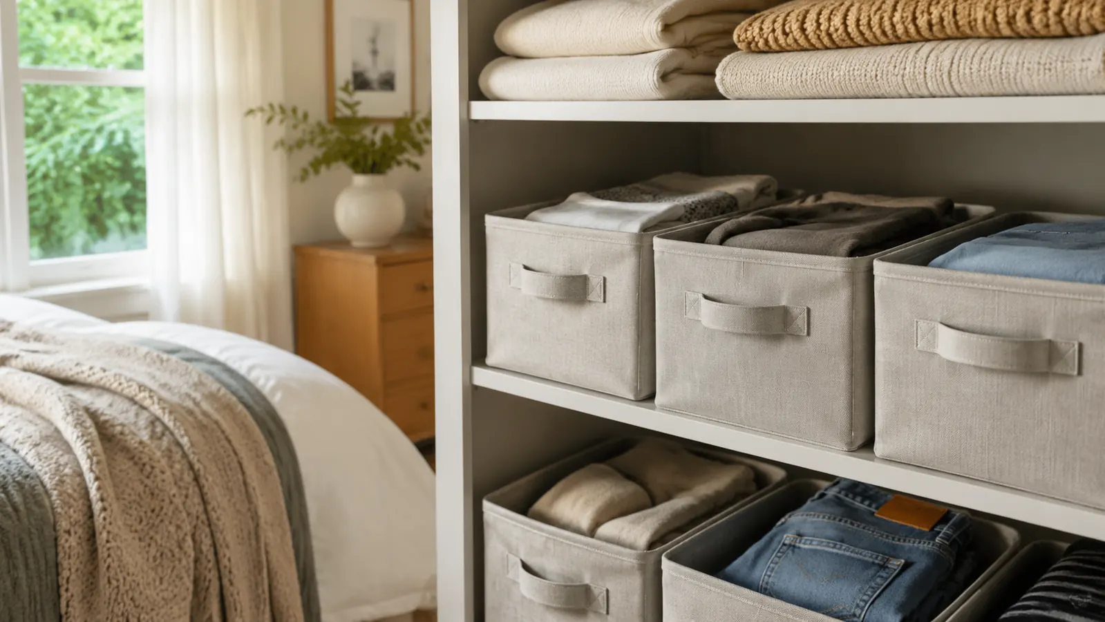 Homsorout Closet Bins vs Shelf Dividers: Which Keeps Your Closet Tidier?