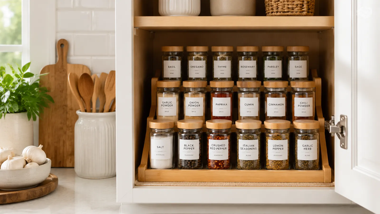 How to Organize a Cabinet with a Spice Rack: A Complete Beginner's Guide